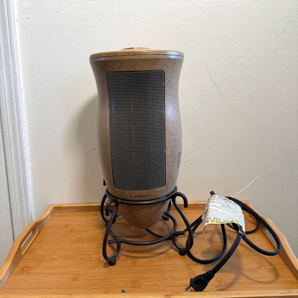Lasko 6405 Designer Series Oscillating Ceramic Space Heater Bronze 1500W Tested